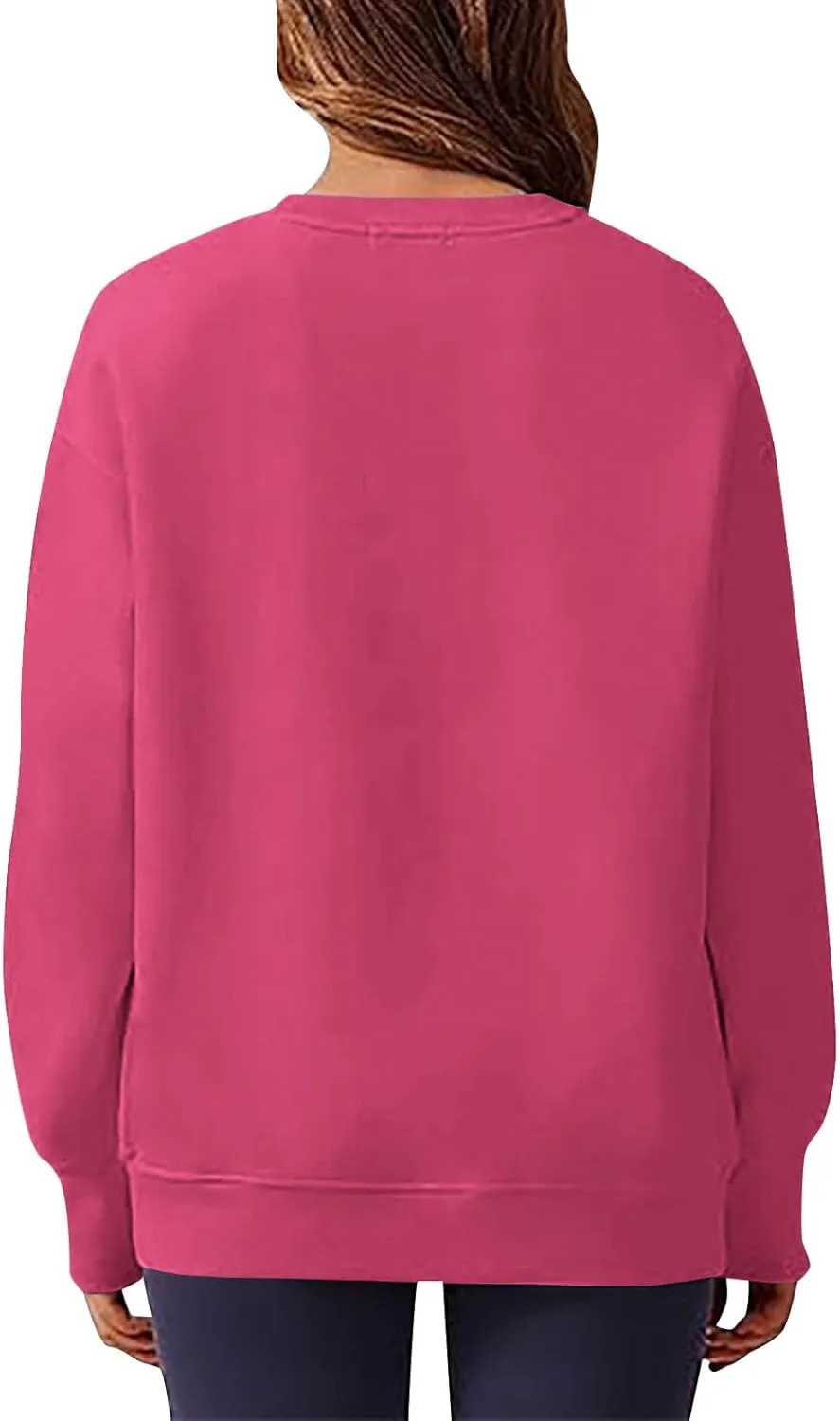 Womens Oversized Sweatshirts Spring Trendy Long Sleeve Crewneck Pullover Tops Casual Comfy Outfits with Thumb Holes