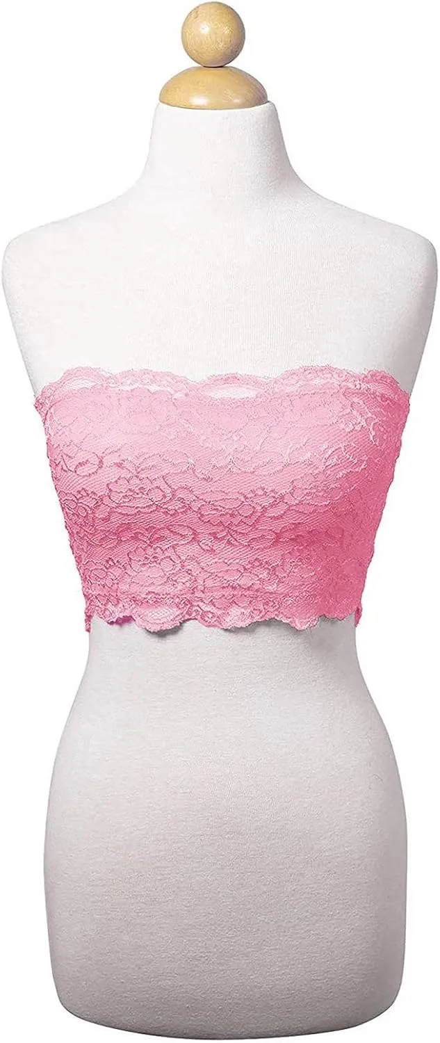 Womens Seamless Stretch No Underwire Bra Breathable Padded Lace Comfort Bra Bralettes