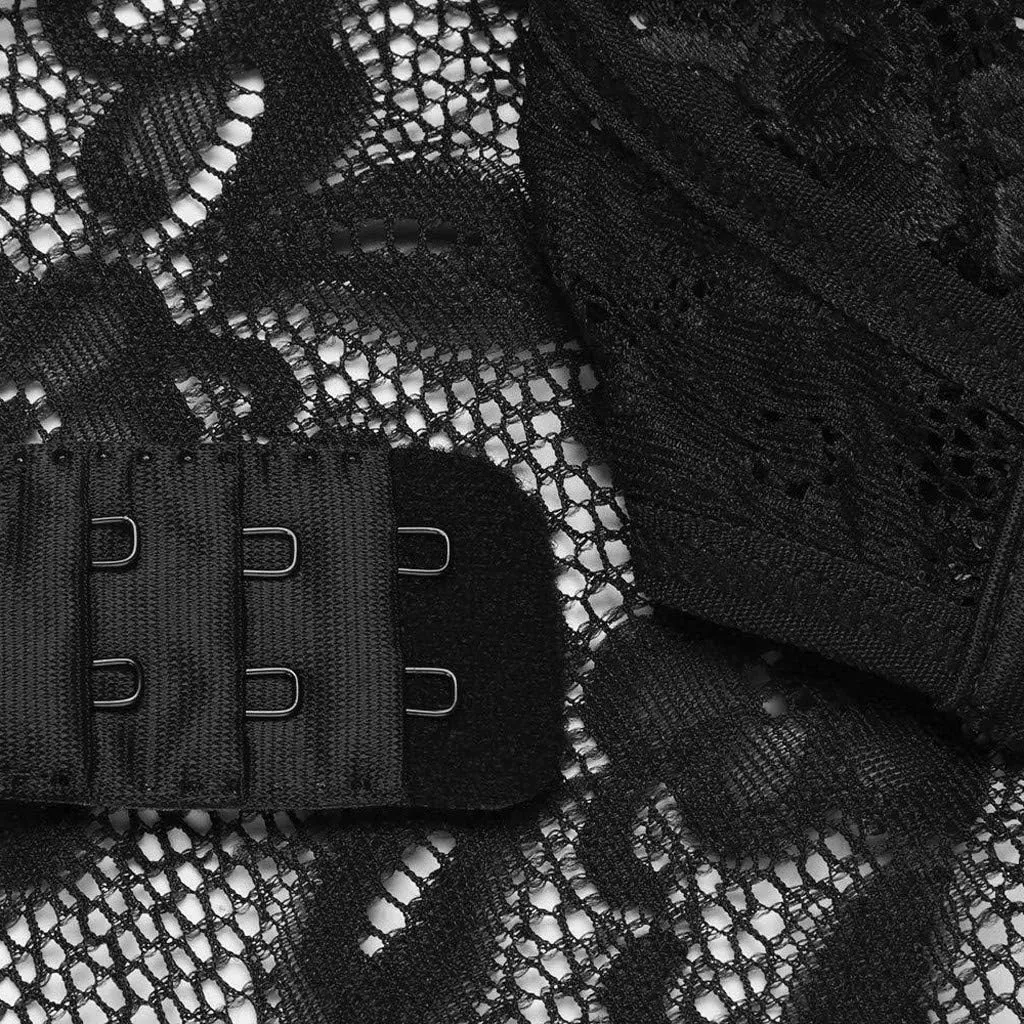 Womens Sexy Lace Chemise Babydoll Thong Low Waist Short Dress Bra and Knickers Set Nightwear Lingerie Sets