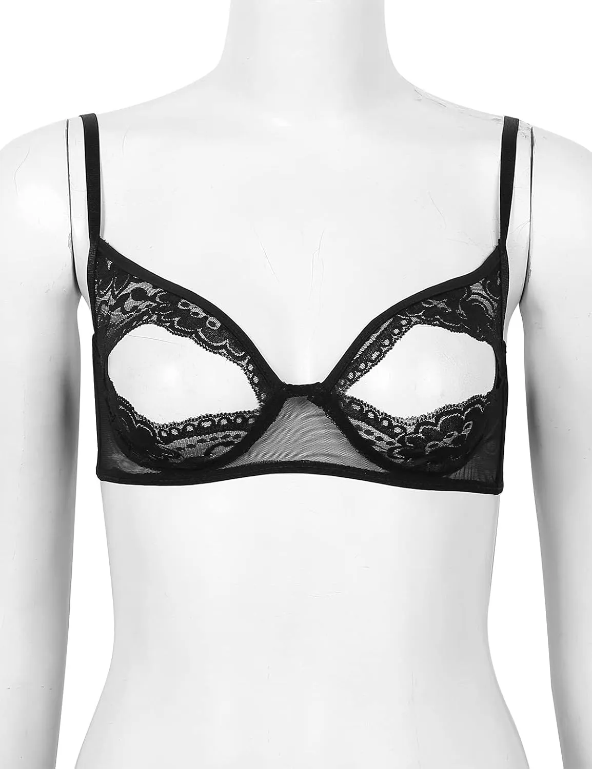Women's Sexy Lingerie Set Two Piece Lace Bra and Panty Set Hollow Out Bralette Nightwear