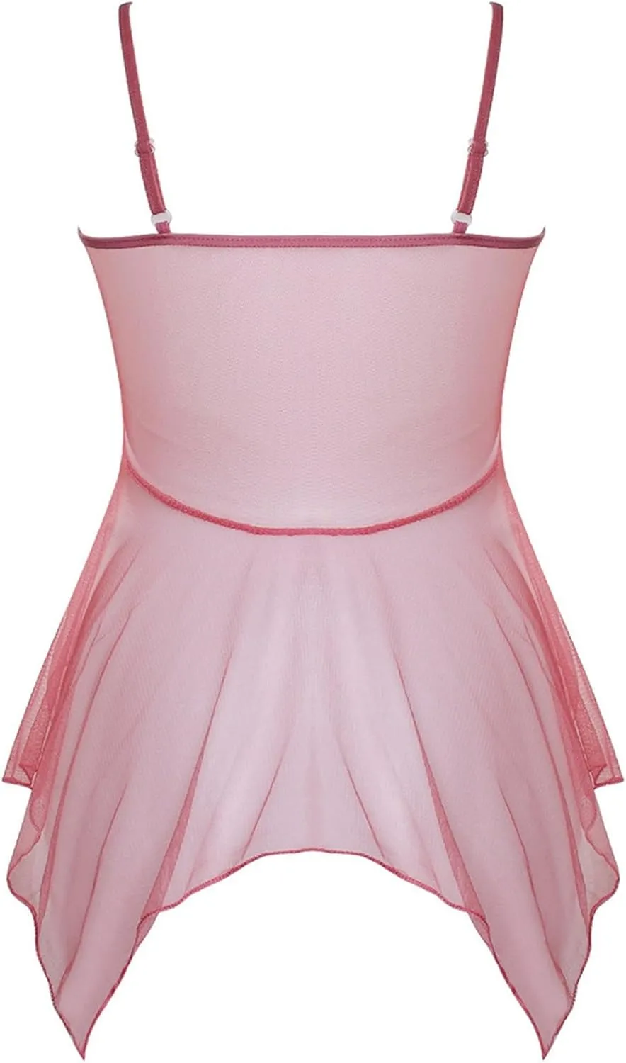 Women's Sexy Nightgowns Lingerie Sleepwear Lace Ruched Babydoll Chemise Set Sleepwear, One Size