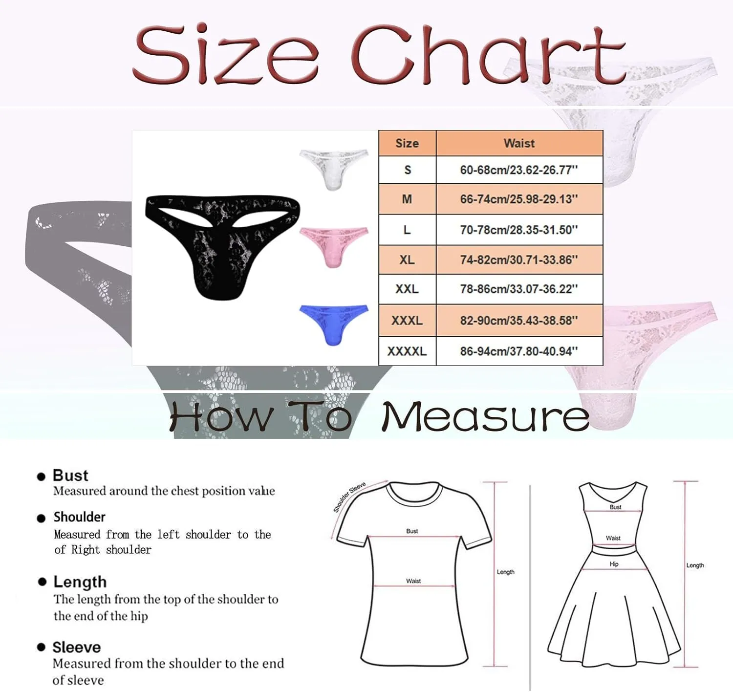 Womens Sexy Plus Size Panties Low Waist G String Girls Floral Embroidery Thongs White Sexy Seamless Underwear