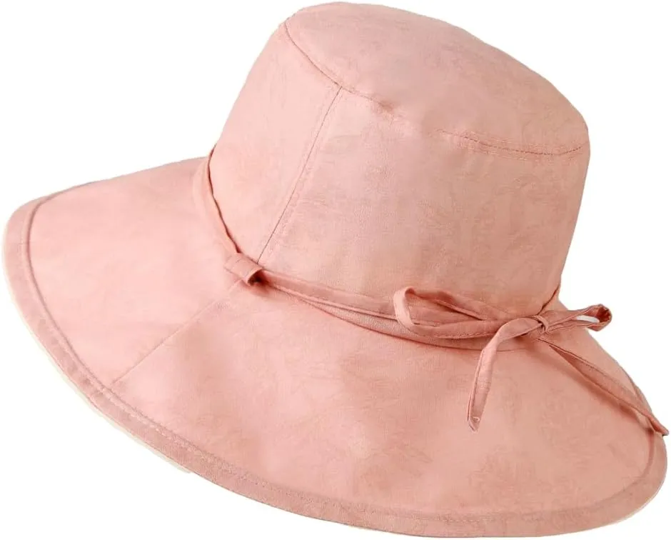 Women's Wide Brim Floppy Beach Hat UPF 50  Sun Protection Packable Breathable Summer Bucket Cap for Outdoor Vacation