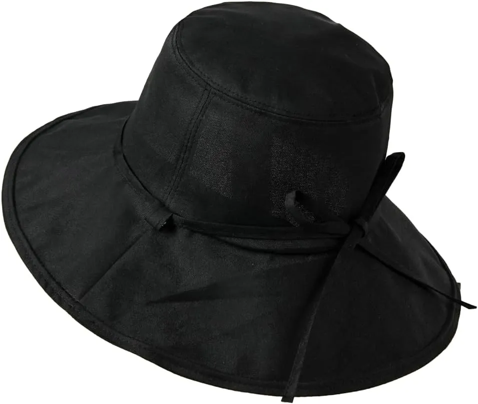 Women's Wide Brim Floppy Beach Hat UPF 50  Sun Protection Packable Breathable Summer Bucket Cap for Outdoor Vacation