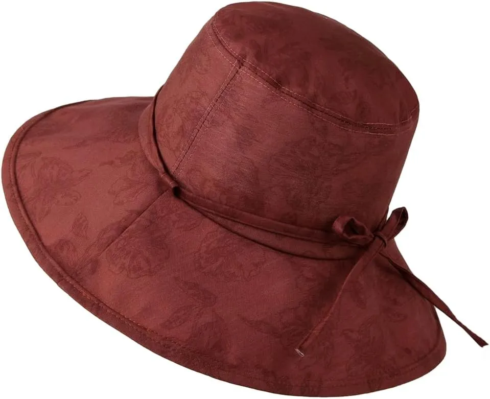Women's Wide Brim Floppy Beach Hat UPF 50  Sun Protection Packable Breathable Summer Bucket Cap for Outdoor Vacation