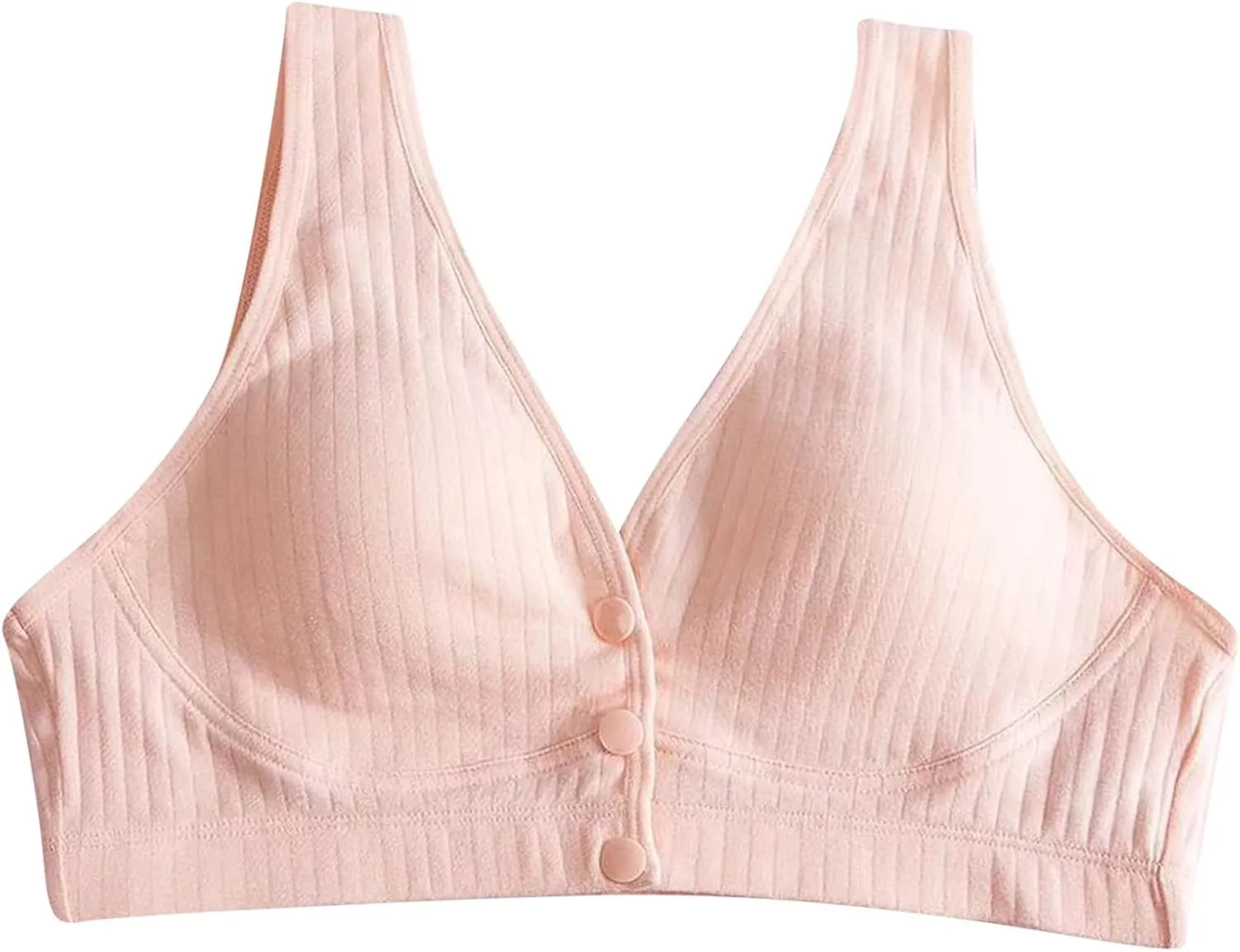 Women's Wireless Full-Coverage Bra Everyday Comfort Padded Medium Support Sleep Bras Bralette