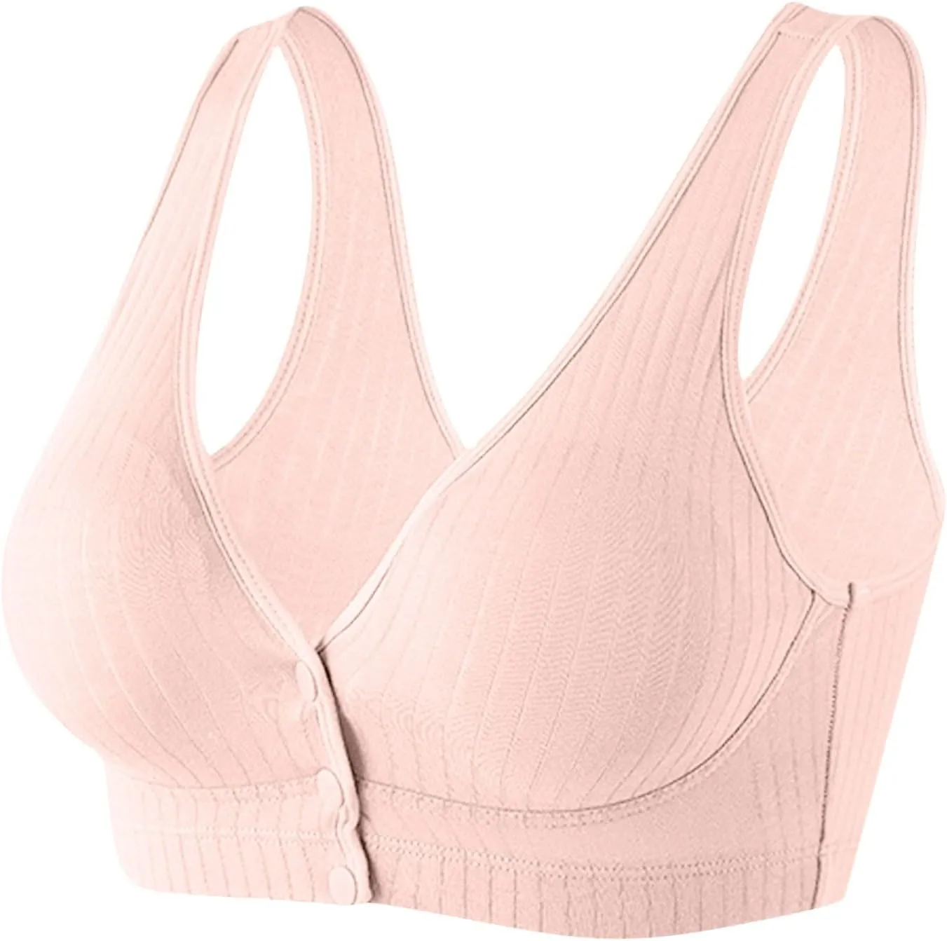 Women's Wireless Full-Coverage Bra Everyday Comfort Padded Medium Support Sleep Bras Bralette