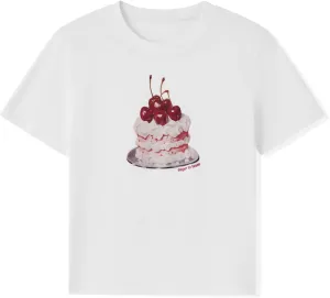 Y2k Graphic Baby Tees for Women Cute Teen Summer Short Sleeve Crop Tops Vintage Aesthetic Coquette T-Shirts Clothes